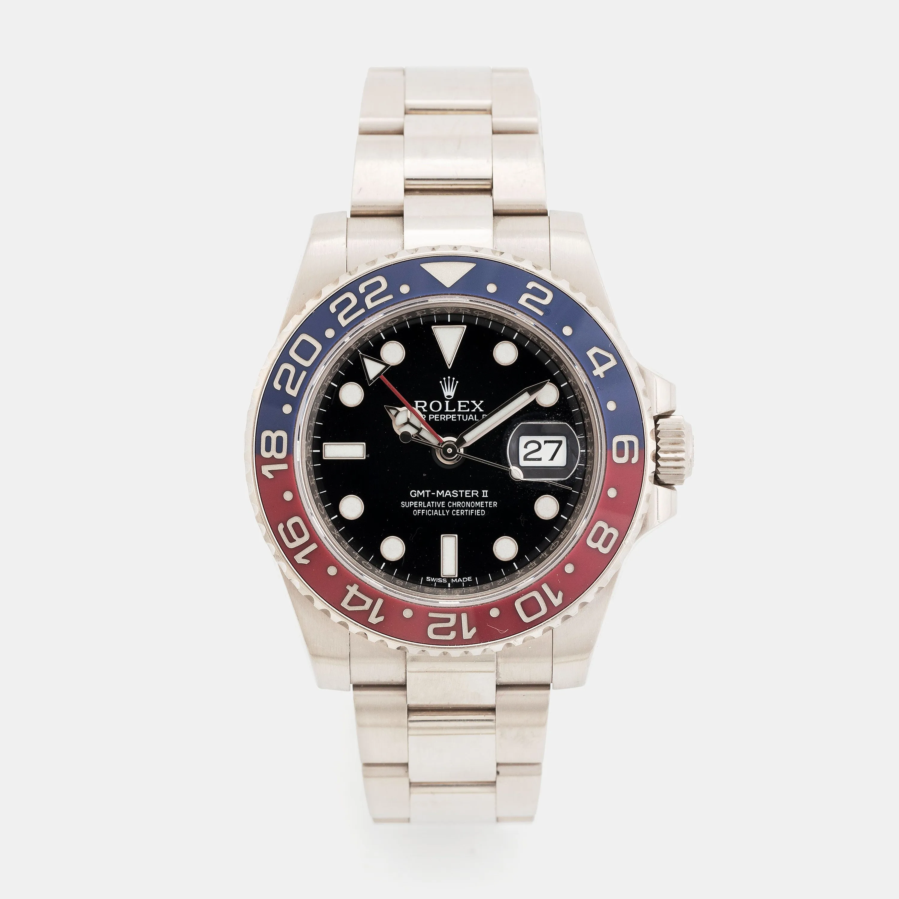 Rolex GMT-Master II 116719BLRO 40mm White gold Black