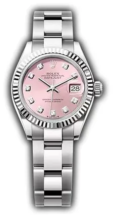 Rolex Lady-Datejust 279174 28mm Stainless steel Rose