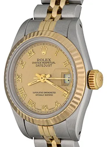 Rolex Lady-Datejust 69173 26mm Steel Champagne