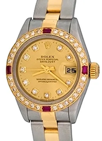 Rolex Lady-Datejust 69173 26mm Steel Champagne