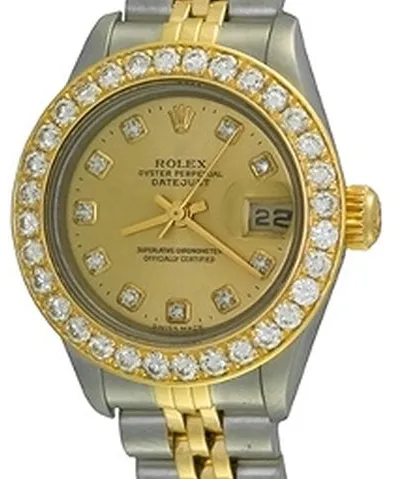 Rolex Lady-Datejust 69173 26mm Gold/steel Champagne