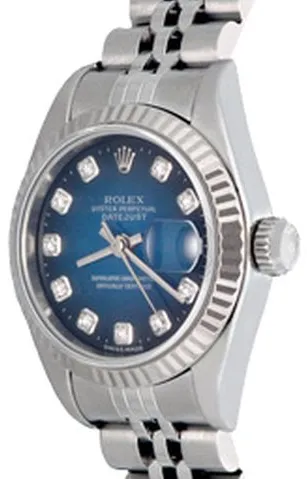 Rolex Lady-Datejust 69174 26mm Stainless steel Blue