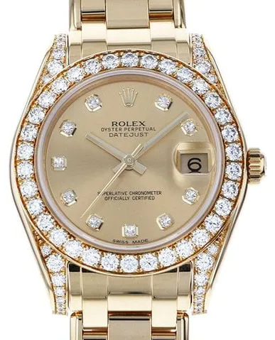 Rolex Pearlmaster 81158 34mm Yellow gold