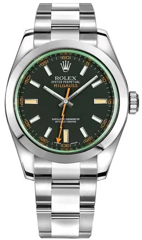 Rolex Milgauss 116400GV 40mm Stainless steel Black