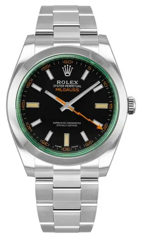 Rolex Milgauss 116400GV 40mm Stainless steel Black