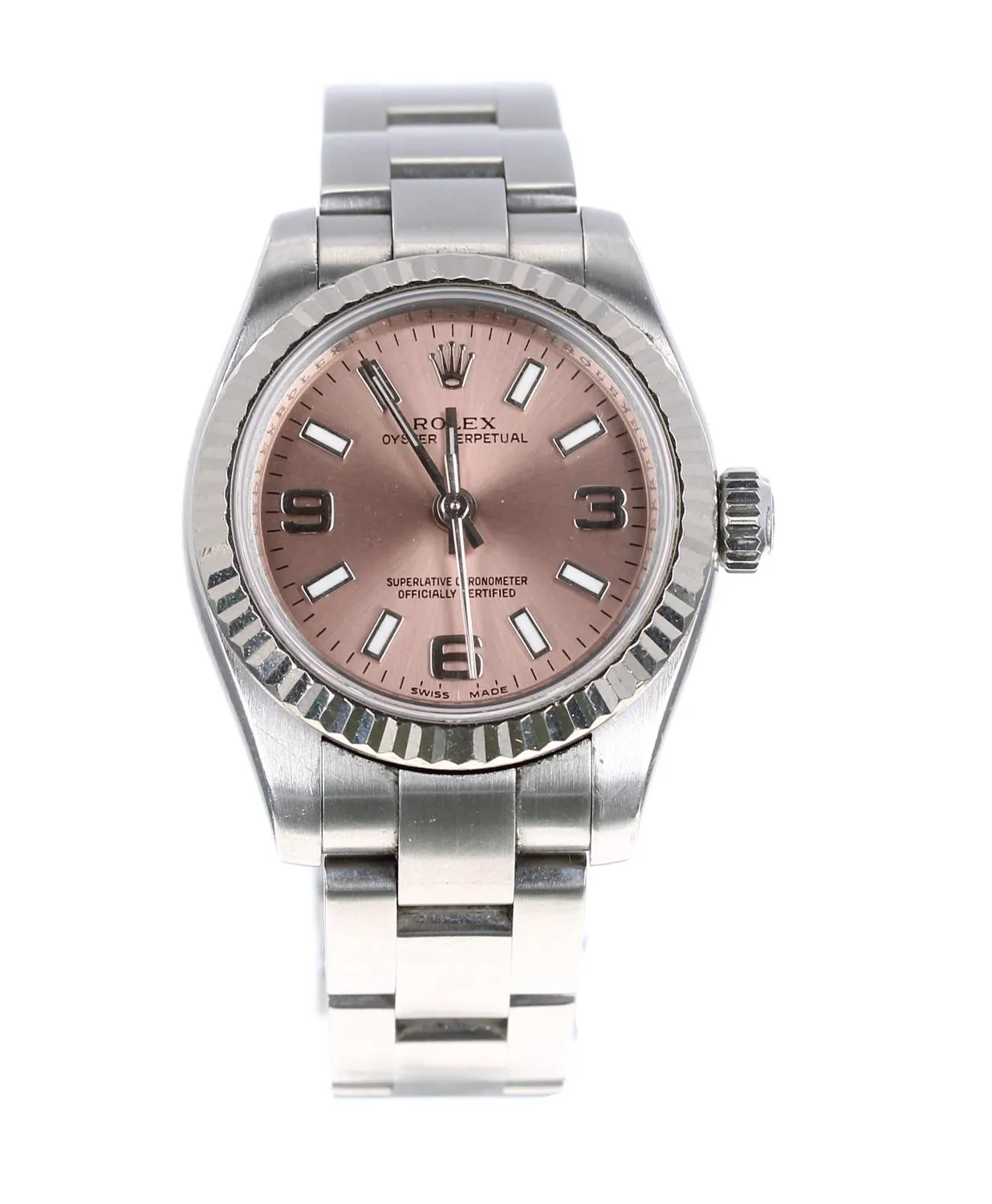 Rolex Oyster Perpetual 26 176234 26mm Stainless steel Salmon