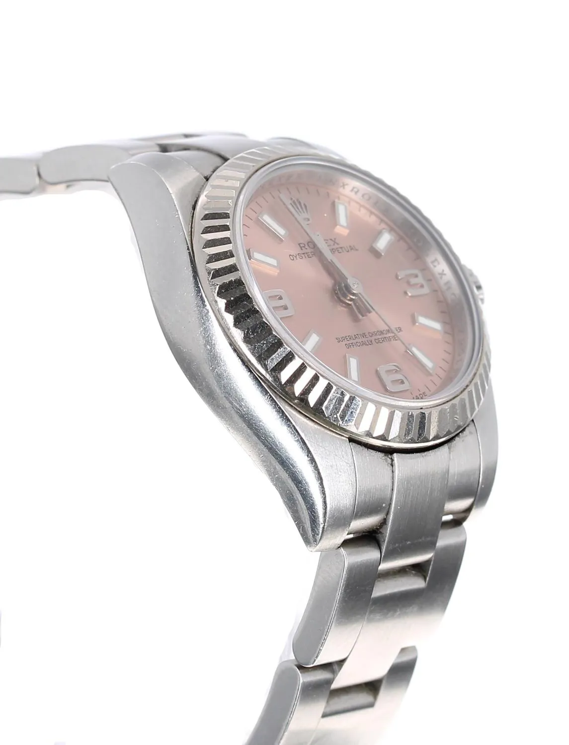 Rolex Oyster Perpetual 26 176234 26mm Stainless steel Salmon 3