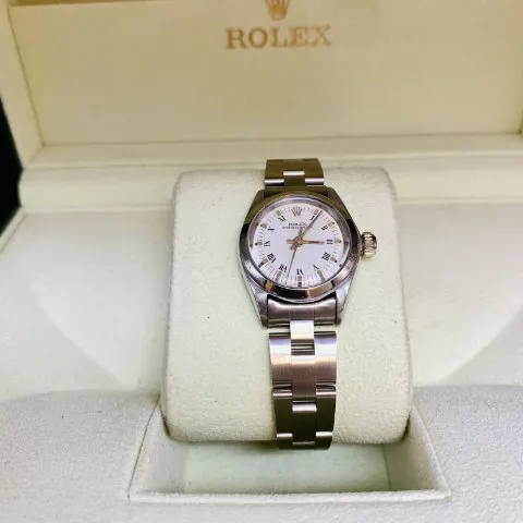 Rolex Oyster Perpetual 26 6718 26mm Steel White