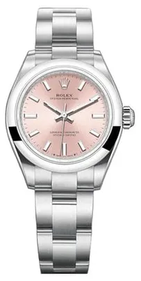 Rolex Oyster Perpetual 28 276200 28mm Steel Pink