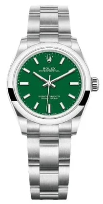 Rolex Oyster Perpetual 31 277200 31mm Steel Green