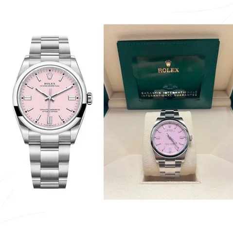 Rolex Oyster Perpetual 36 126000 36mm Steel Pink