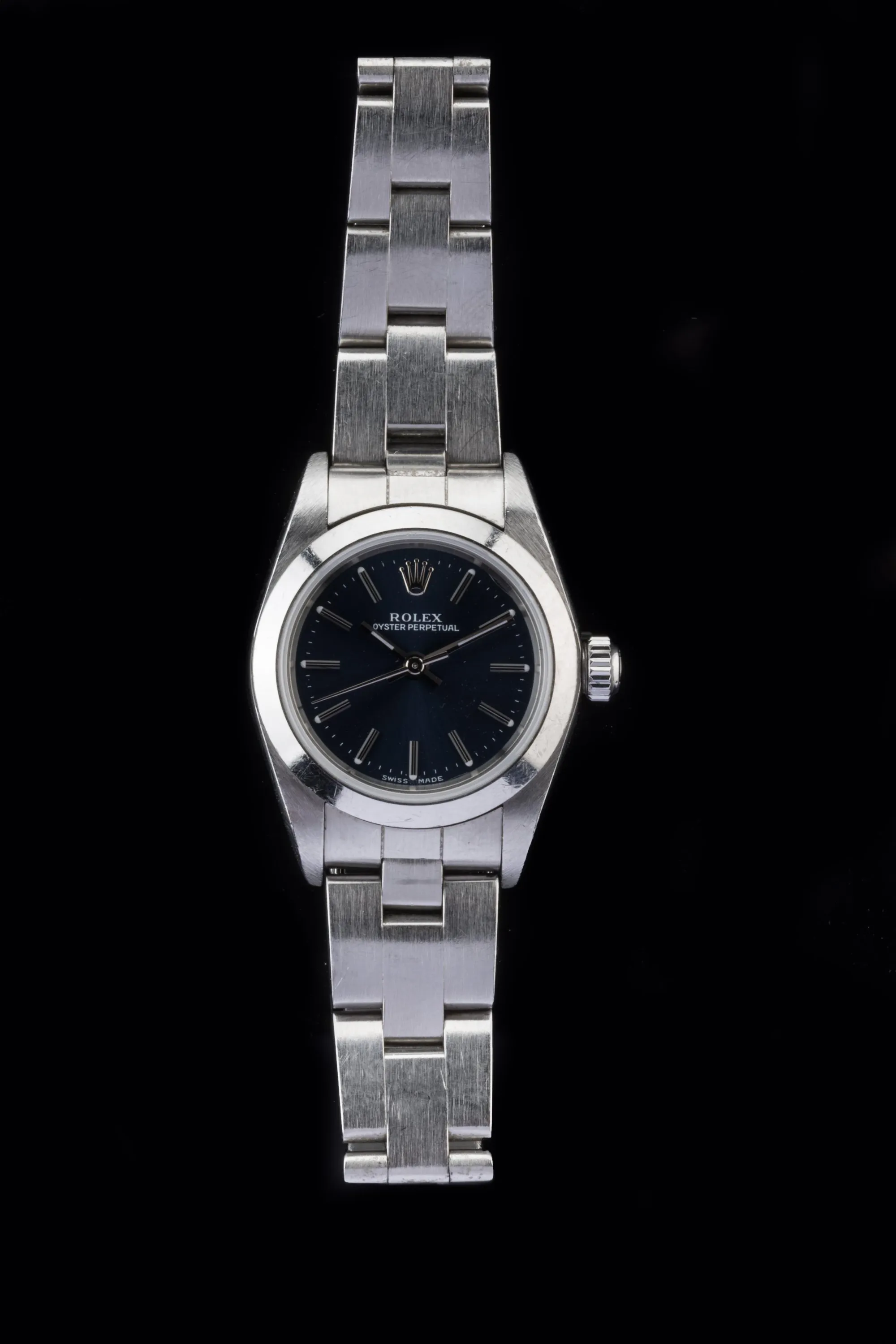 Rolex Oyster Perpetual 76080 25mm Stainless steel Blue 2