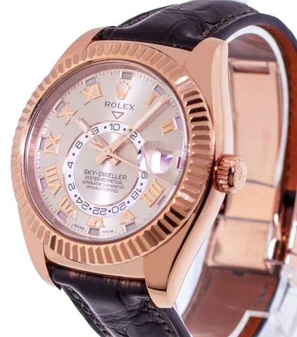 Rolex Sky-Dweller 326135 42mm Rose gold Rose