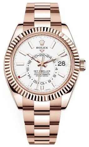 Rolex Sky-Dweller 326935 42mm Rose gold White