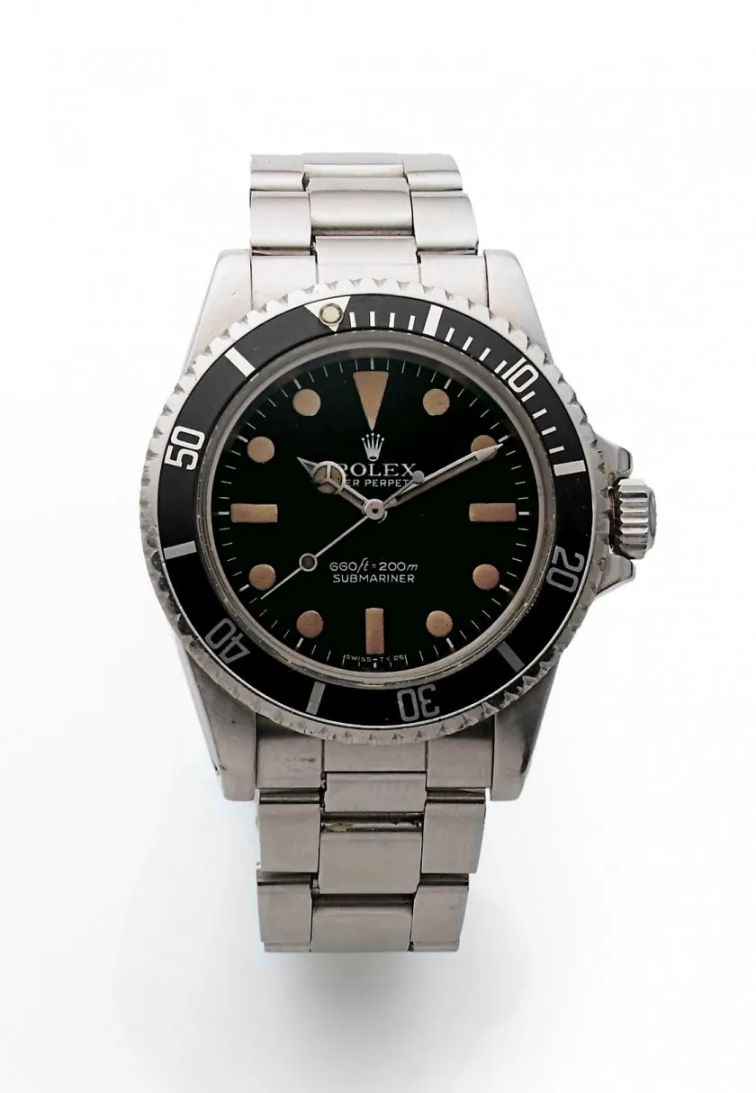 Rolex Submariner 5513 40mm Stainless steel Black