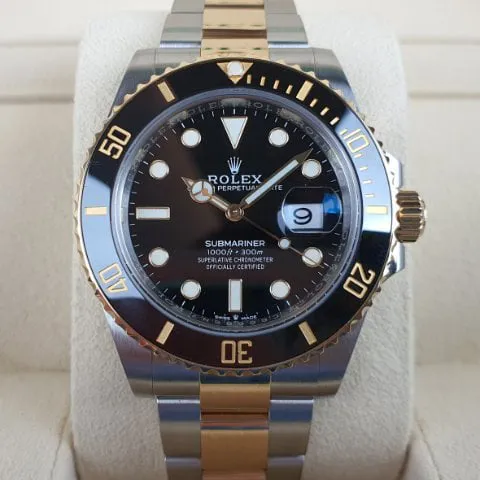 Rolex Submariner 126613LN 41mm Yellow gold and Stainless steel Black