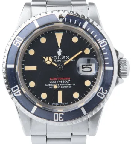 Rolex Submariner 1680 40mm Steel Black