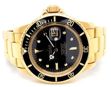 Rolex Submariner 1680 40mm Yellow gold Black