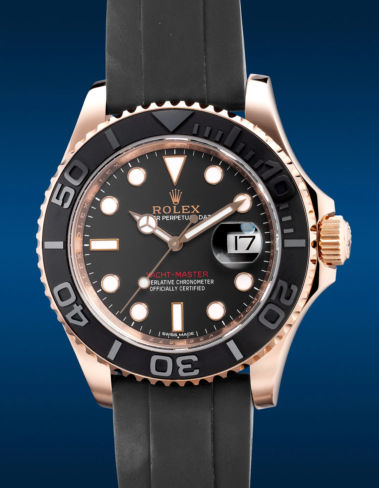 Rolex Yacht-Master 40 116655 40mm Rose gold Black