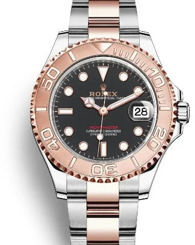 Rolex Yacht-Master 37 268621 37mm Yellow gold and Stainless steel Black