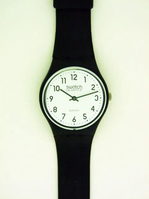 Swatch 34mm Plastic White