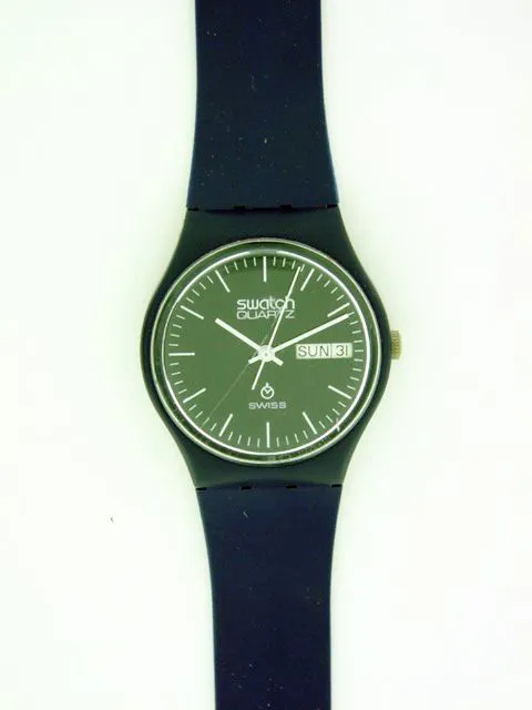 Swatch 34mm Plastic Green