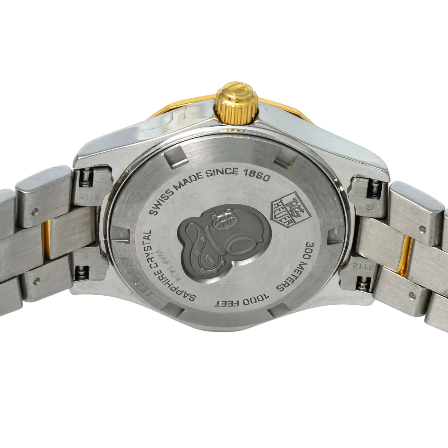 TAG Heuer Aquaracer WAF1424 28mm Yellow gold White 1