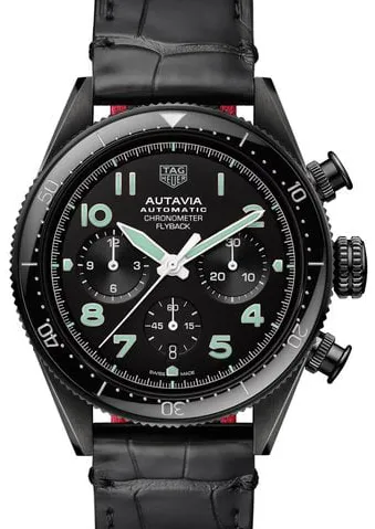 TAG Heuer Autavia CBE511C.FC8280 42mm Stainless steel Black