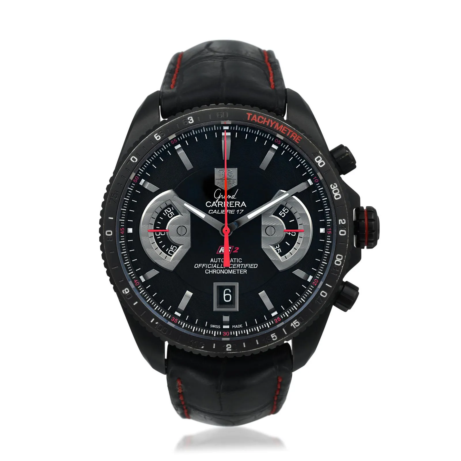 TAG Heuer Grand Carrera CAV518B 43mm Titanium Black