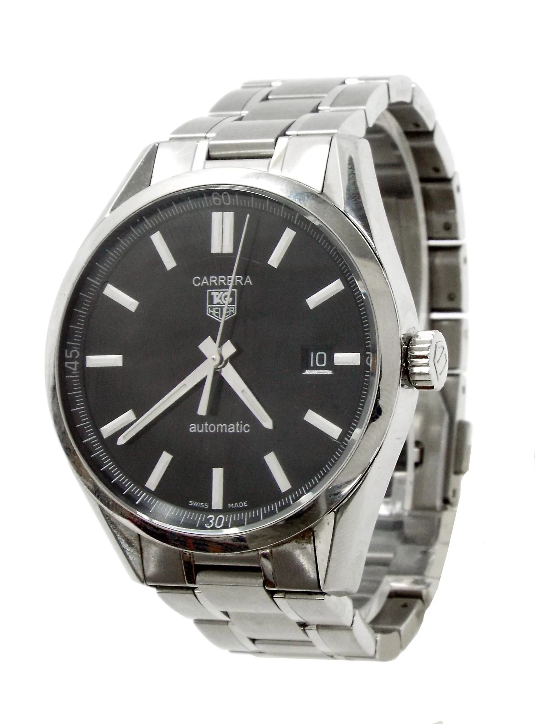 TAG Heuer Carrera WV211B 39mm Stainless steel Black 1