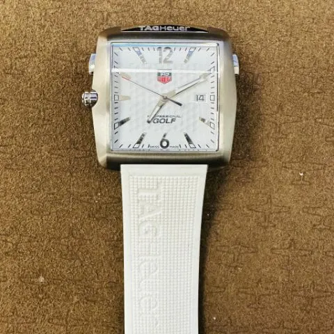 TAG Heuer Professional Golf Watch WAE1112 37mm Titanium White