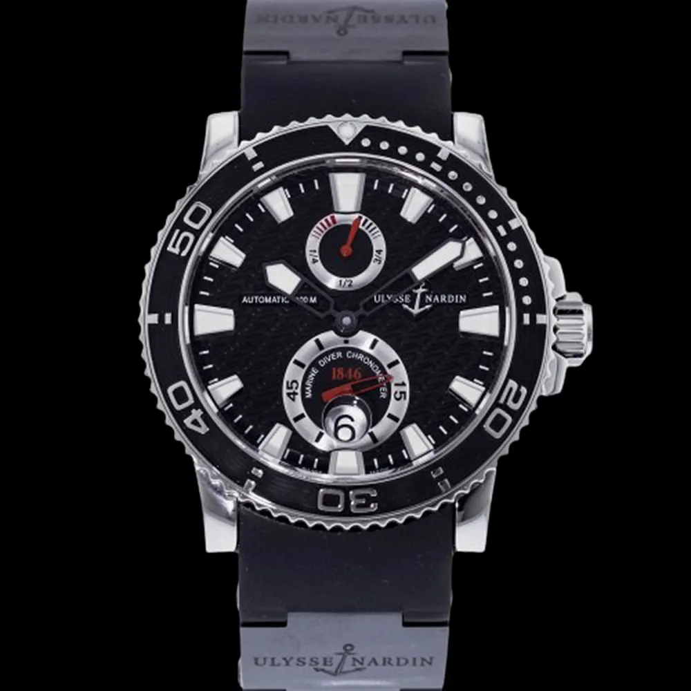 Ulysse Nardin Maxi Marine 42mm Stainless steel Black