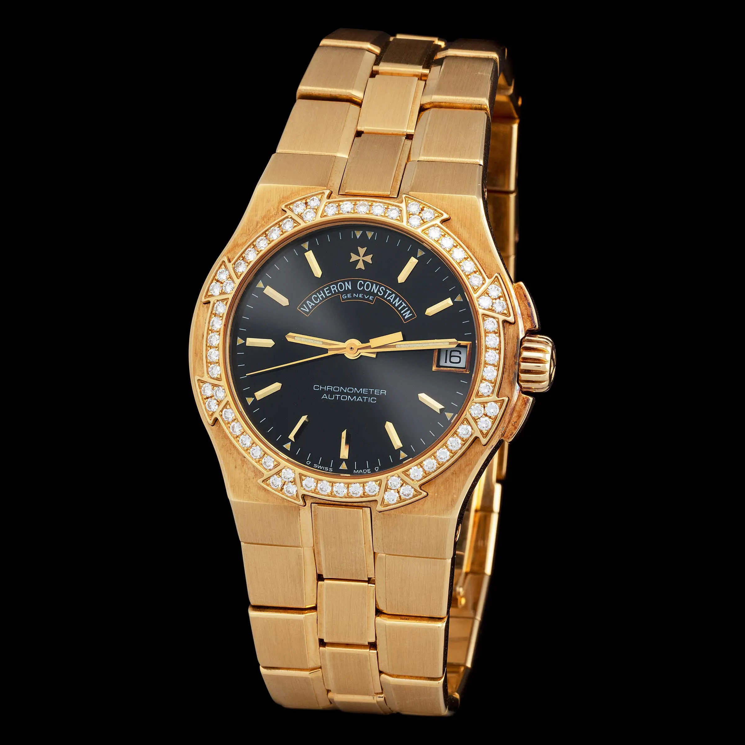 Vacheron Constantin Overseas 42050 36mm Yellow gold Black