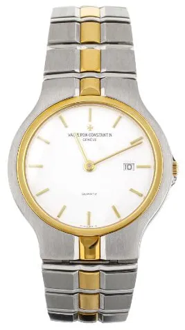 Vacheron Constantin 48020 34mm Yellow gold and Stainless steel White