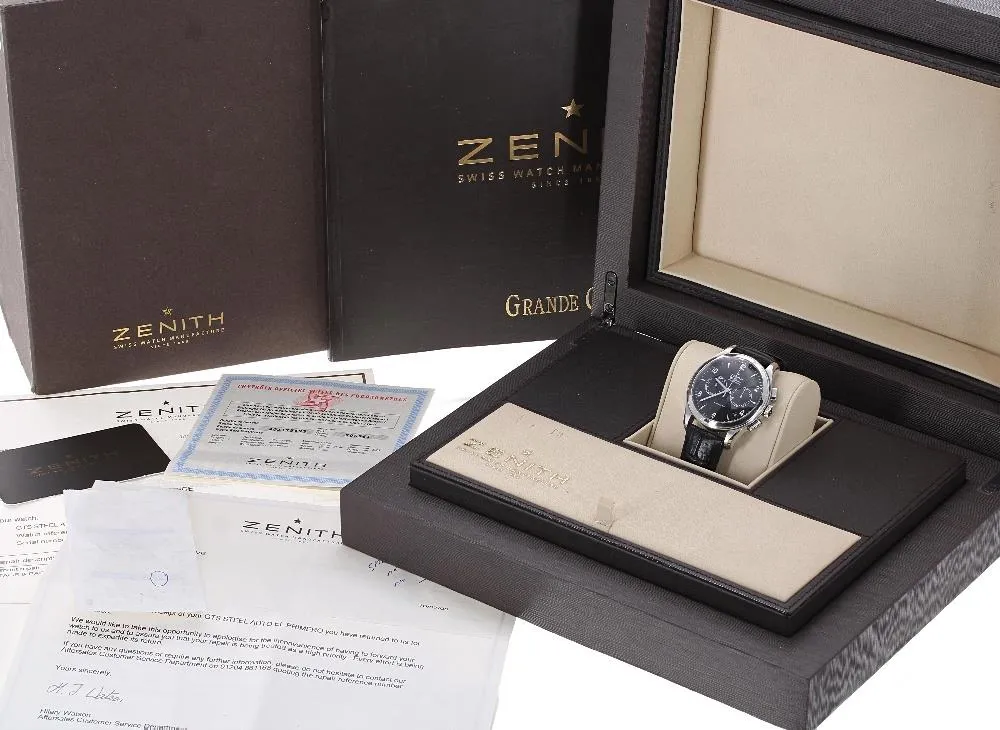 Zenith El Primero Chronograph 03.0510.4002 40mm Stainless steel Black