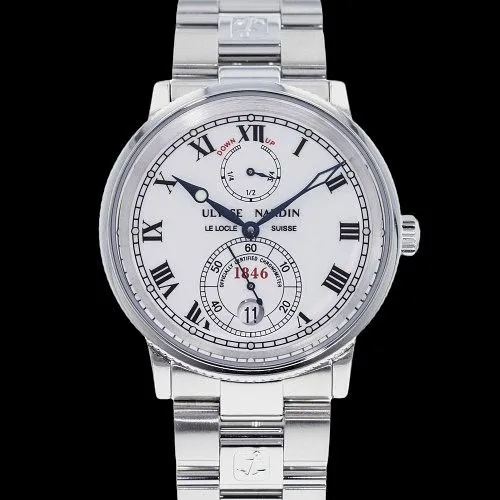 Ulysse Nardin Maxi Marine 38mm Stainless steel Silver