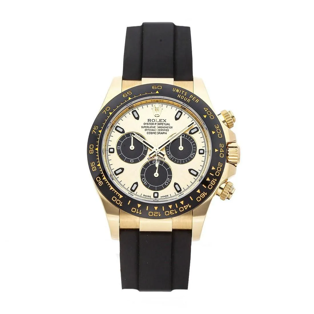 Rolex Daytona 116518LN 40mm Yellow gold Cream