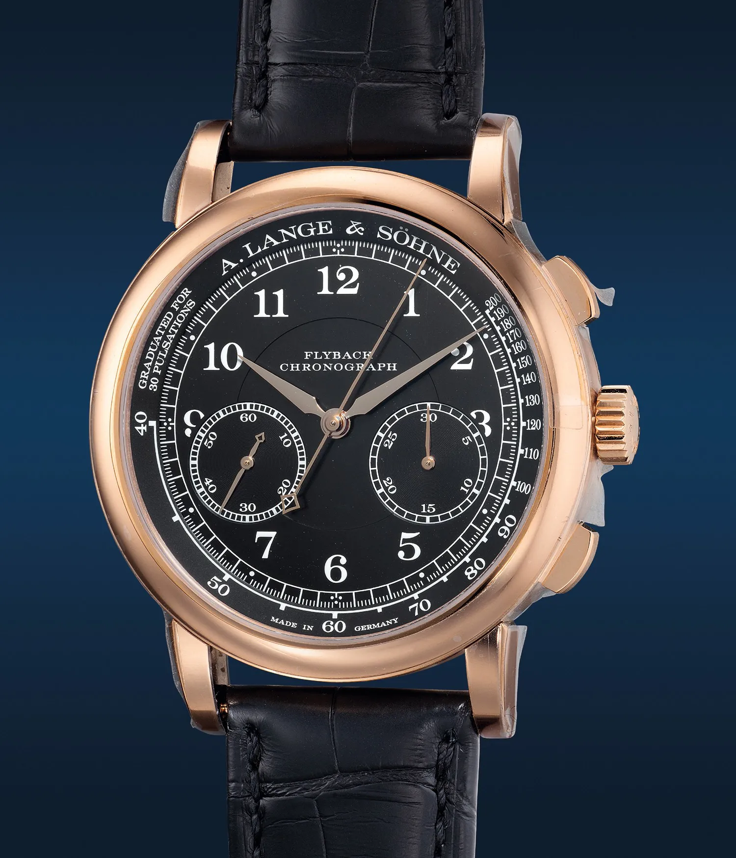 A. Lange & Söhne 1815 414.031 39.5mm Rose gold Black