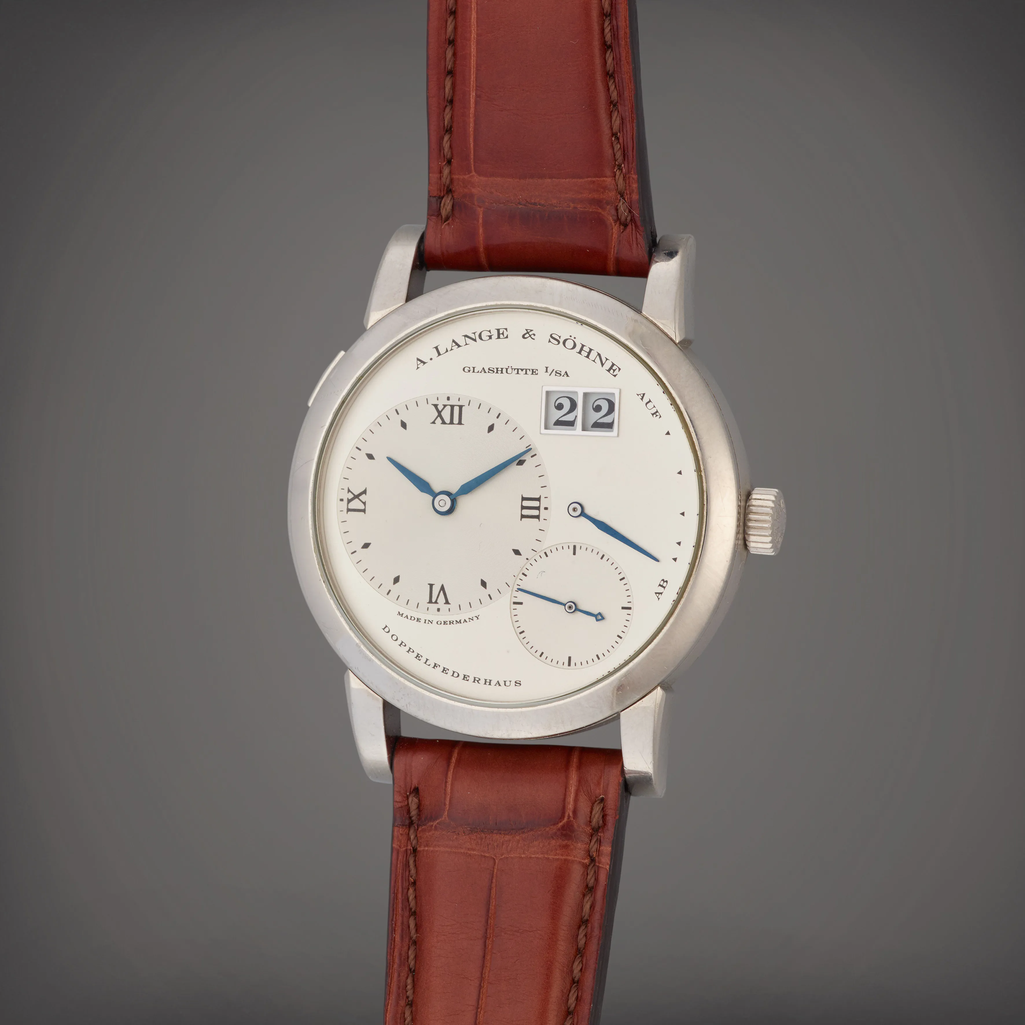 A. Lange & Söhne Lange 1 101.027 38.5mm White gold Blue