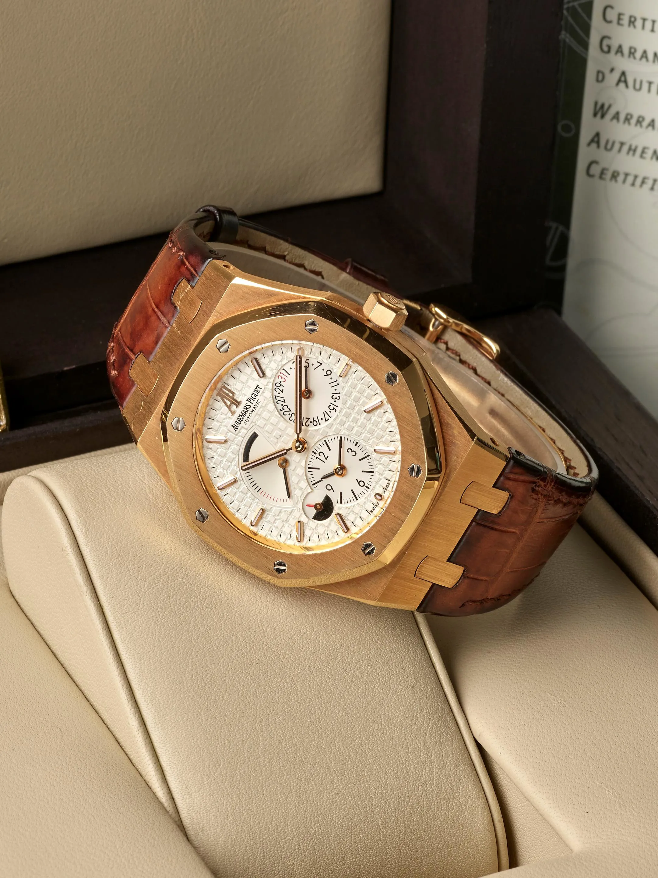 Audemars Piguet Royal Oak 26120OR 39mm Rose gold White