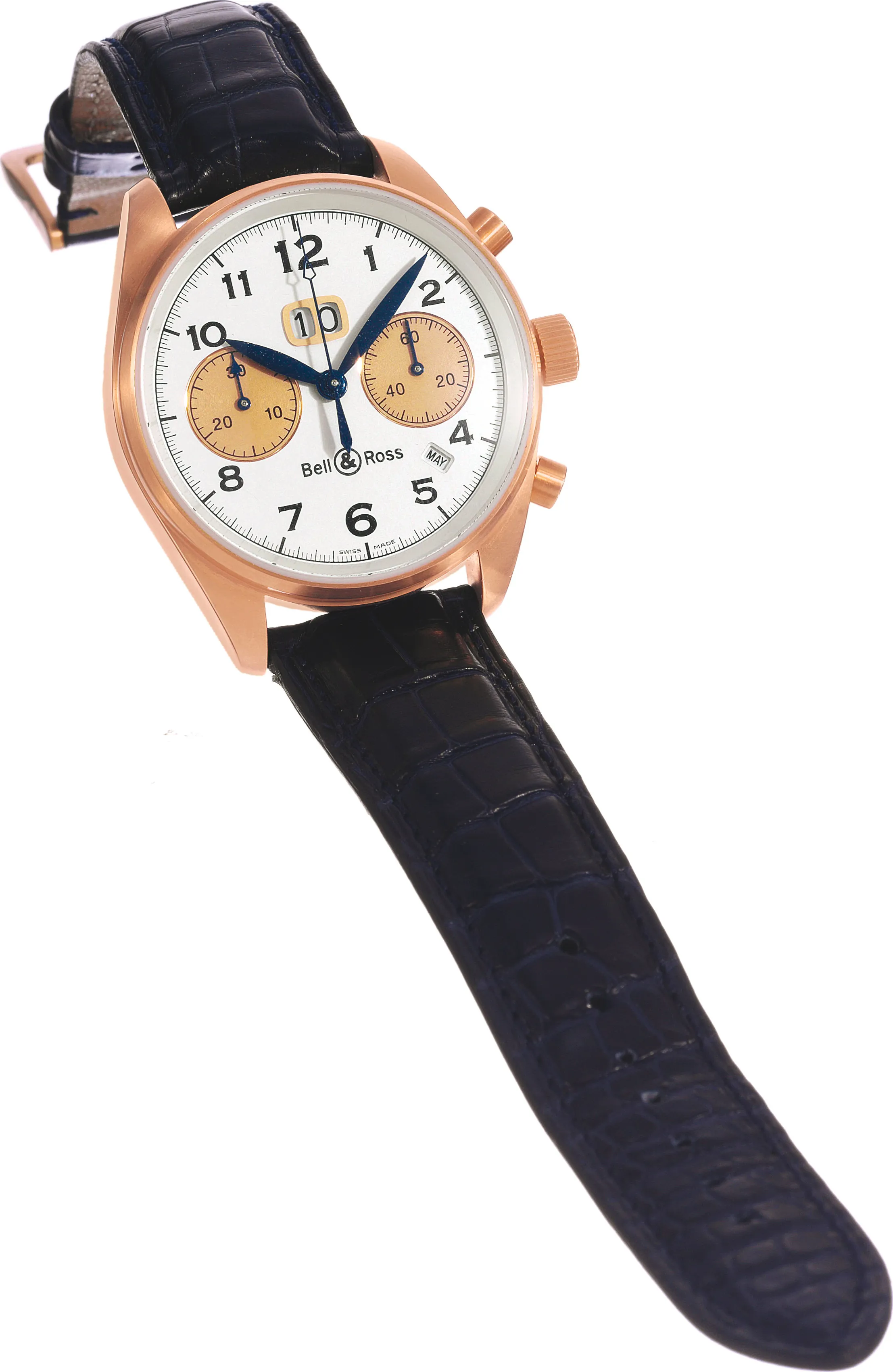 Bell & Ross 126 39mm Rose gold White