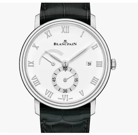 Blancpain Villeret 6606A-1127-55B 40mm Stainless steel White