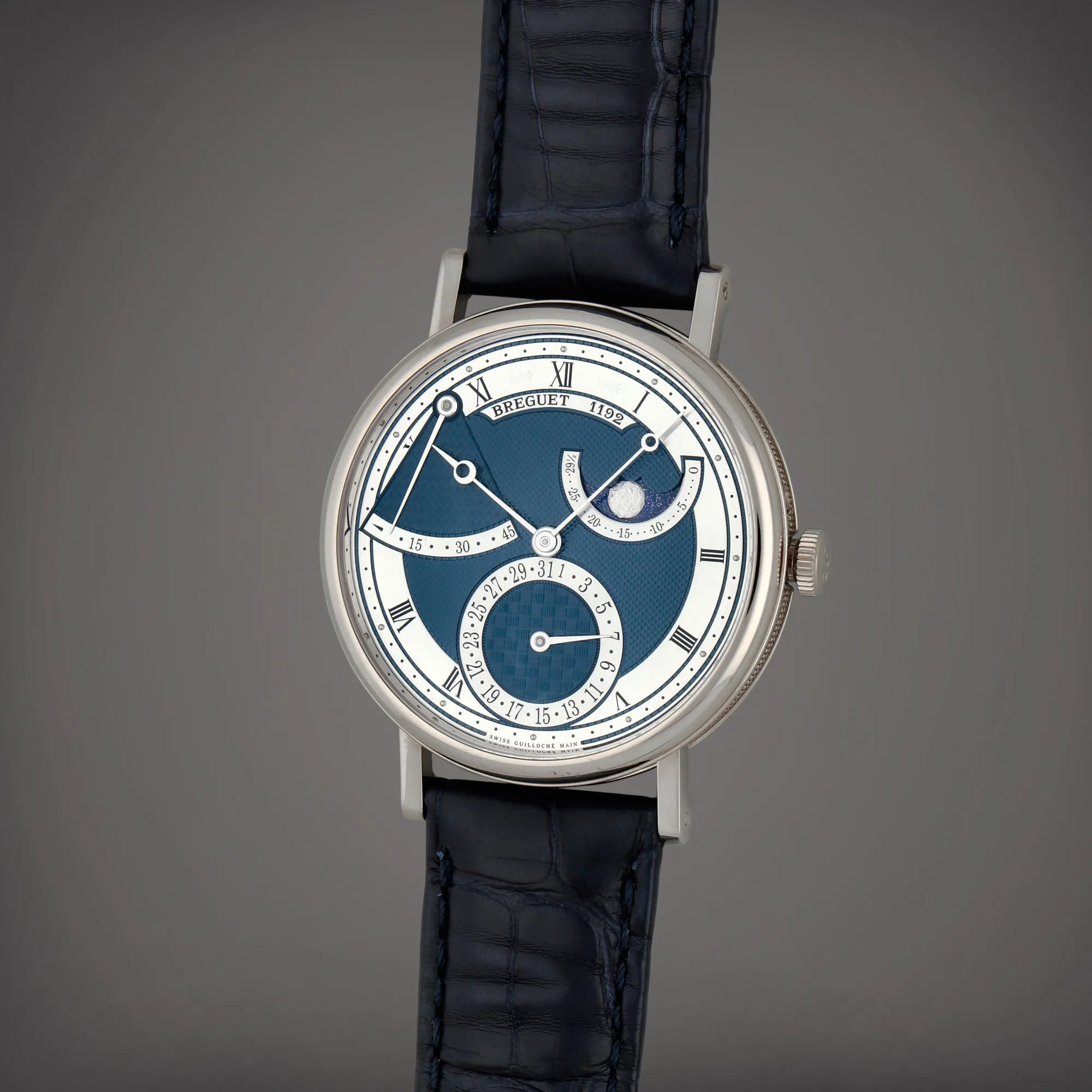 Breguet Classique 7137BB/Y5/9VU 40mm White gold Blue