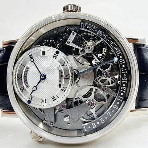 Breguet Tradition 7597bb/gy/9wu 40mm White gold Blue