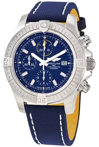 Breitling Avenger A13317101C1X1 45mm Stainless steel Blue