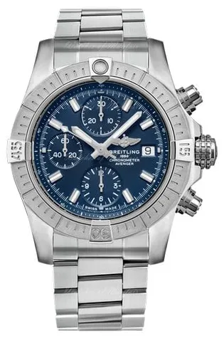 Breitling Avenger A13385101C1A1 43mm Stainless steel Blue