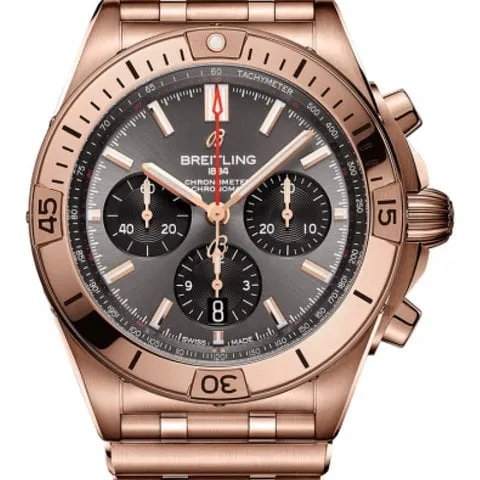 Breitling Chronomat RB0134101B1R1 42mm Rose gold Gray