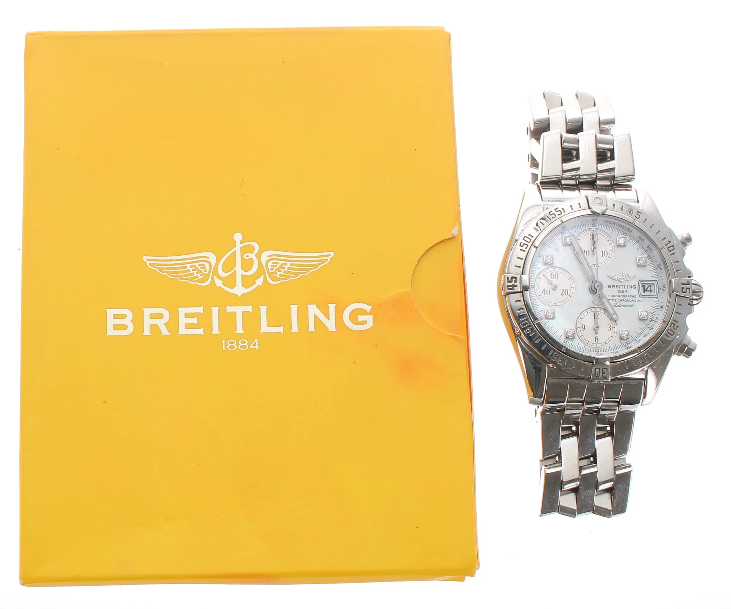 Breitling Cockpit A13358 41mm Stainless steel Mother-of-pearl 5