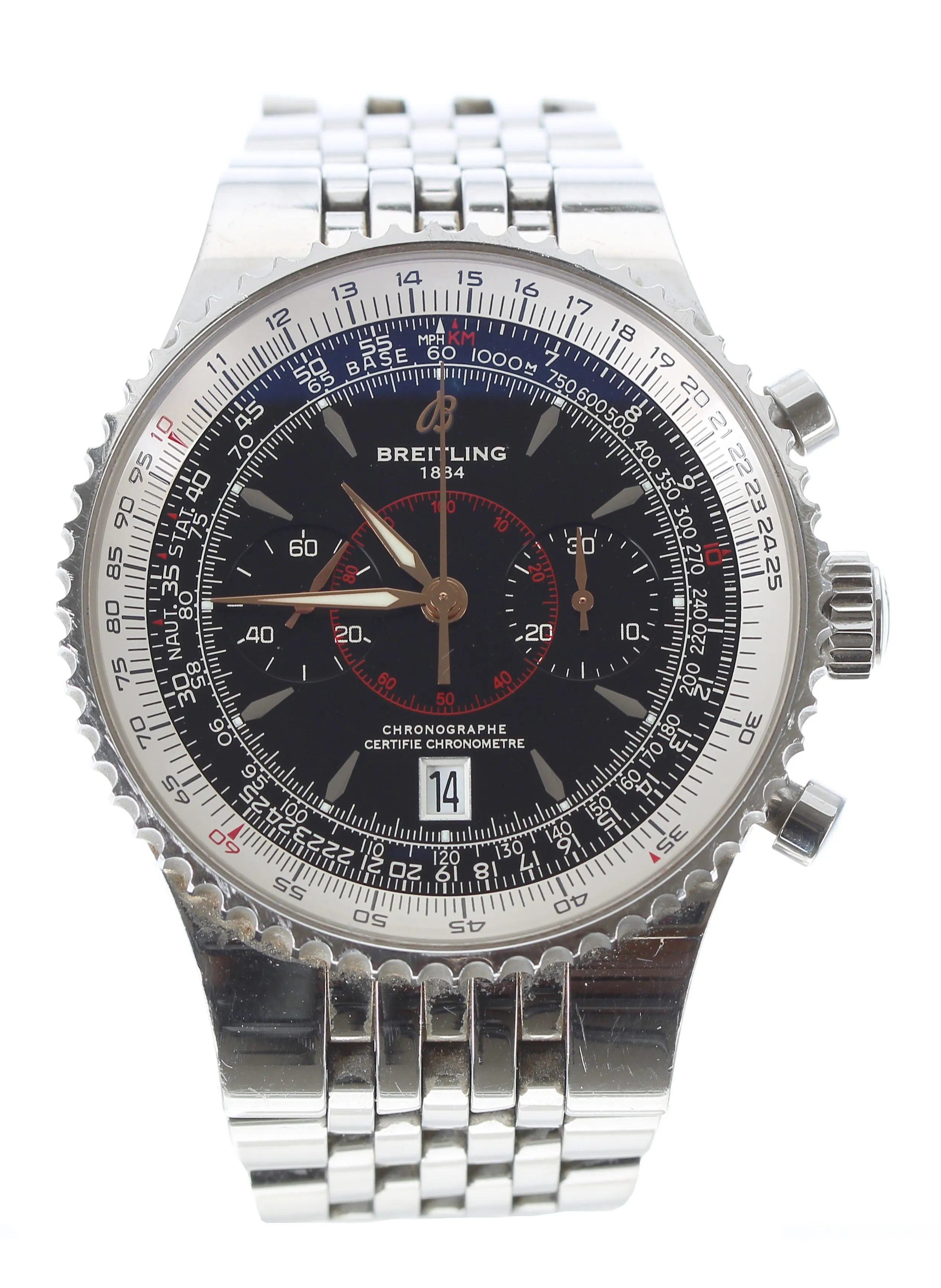 Breitling Montbrillant Légende A23340 46mm Stainless steel Black