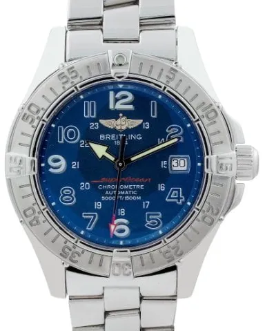 Breitling Superocean A17360 42mm Stainless steel Blue